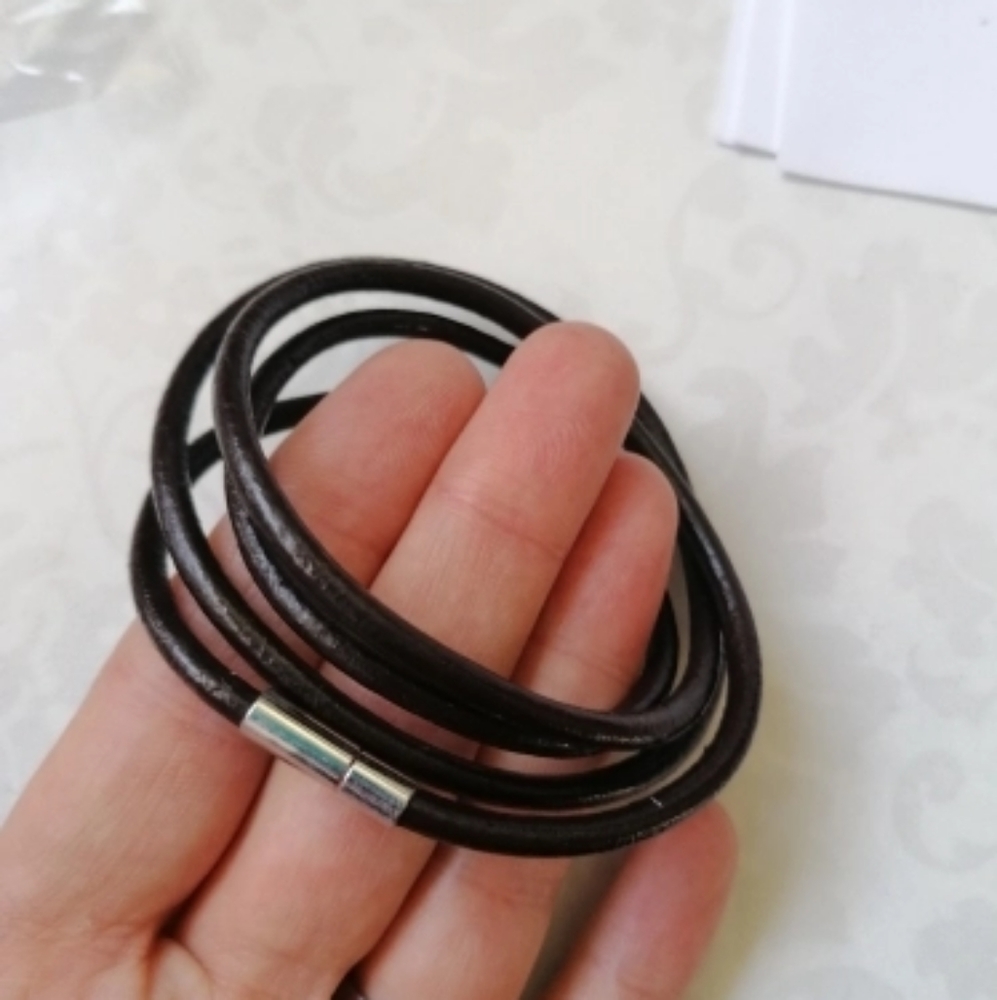 Leather bracelet for men - Picture 3 of 8
